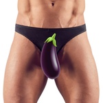 Svenjoyment Stretchy String with Opening for Penis & Testicles 2110270 Black S