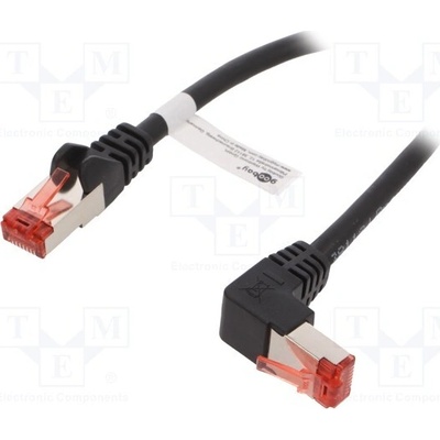 Goobay 51544 Patch S/FTP Kat. 6 lanko Cu 2m; LSZH; černá; 28AWG; -20÷65°C