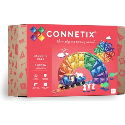 Connetix Rainbow Mega Pack 212ks – Zboží Dáma