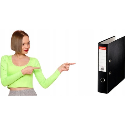 Esselte Economy pákový pořadač A4 7,5 cm černý – Sleviste.cz