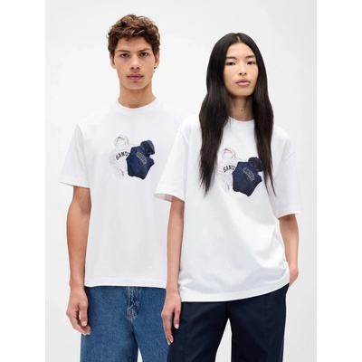 Heavyweight Unisex Gap × Sandy Liang bílá