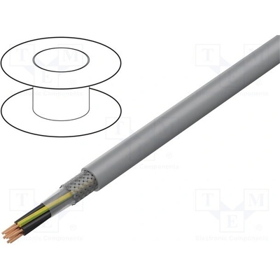 Technokabel 1771 076 10 Vodič YSLCY-JZ 8G1,5mm2 PVC šedá 300V,500V nešíří plamen
