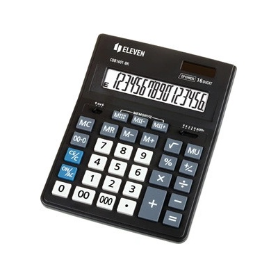 Eleven kalkulačka CDB1601-BK, černá, stolní, šestnáctimístná