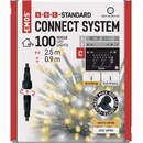 Emos D1CN01 Standard LED spoj. reťaz blikajúca cencúle 2,5 m vonkajšia teplá studená biela