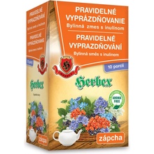 HERBEX PRAVIDELNÉ VYPRÁZDŇOVANIE bylinná zmes s inulínom 10 x 6 g