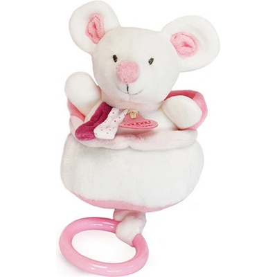 Doudou Plyšová hudební hračka 20 cm myš