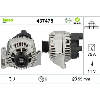 generátor VALEO 437475