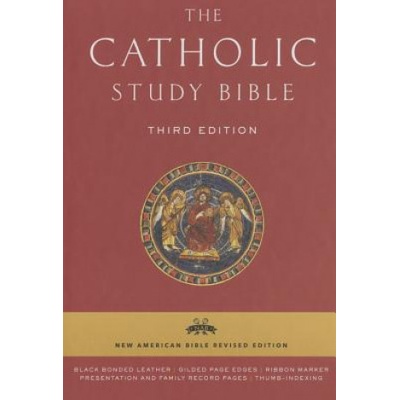 Catholic Study Bible-Nab Senior Donald Bonded Leather