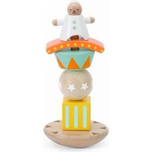 Classic World Дървена играчка за баланс и координация - Веселият клоун