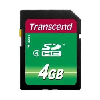 Transcend SDHC Class 4 4 GB TS4GSDHC4