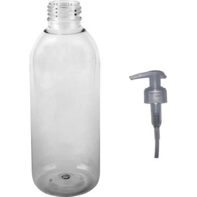 Tera plastová lahvička čirá s transparentní pumpičkou Tera 300 ml
