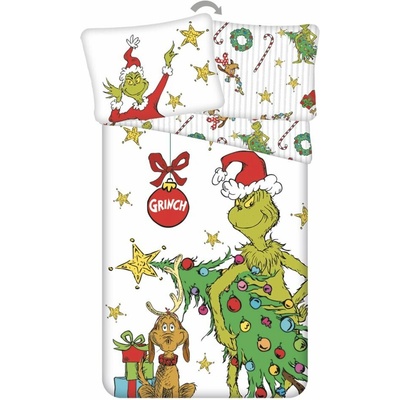 Jerry Fabrics obliečky Grinch Grinchmas 140x200 70x90