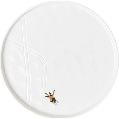 räder Porcelánový tanieer Sledging 22 cm