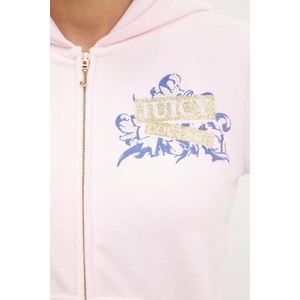Juicy Couture Кадифен суичър Wrap You Up (JCNAS126451)