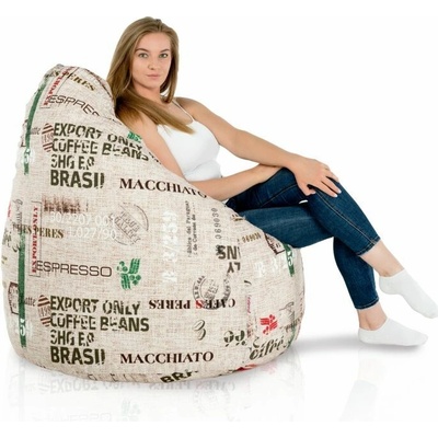 Intermedic SK sedací vak BAG Sako Design Coffe XXL