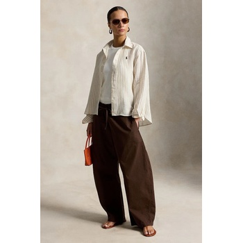 Ralph Lauren риза дамска от лен LINEN-LSL-BFS (211935130504)