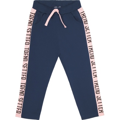 Winkiki Kids Wear dívčí tepláky Summer Smile navy