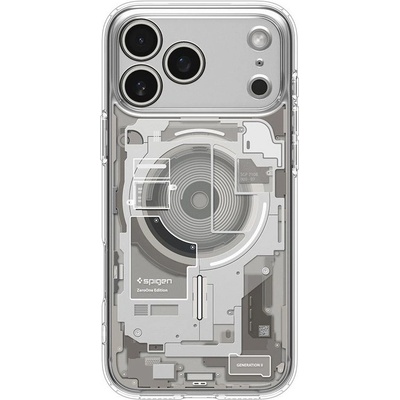 Spigen Калъф Spigen - Ultra Hybrid MagSafe, iPhone 17 Pro, Zero One Natural Titanium (ACS10352)
