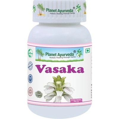 Planet Ayurveda VASAKA Adhatoda vasica 60 kapsúl