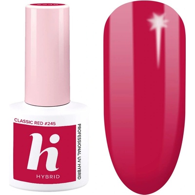 Hi Hybrid Date 245 CLASSIC RED Hybridní lak na nehty 5 ml