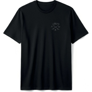 Hurley Мъжка тениска Hurley Tee S/S Printing Press Evy T-shirt - Black - размер XL (216-8151-0214)