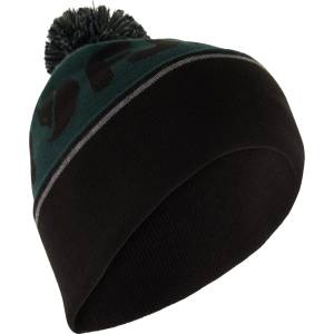 Fjällräven Зимна шапка (beanie) Fjällräven Pom Hat Beanie - Arctic Green / Black - размер One Size (204-7471-0111)