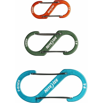 Nite Ize S Biner Aluminum Combo 3 Pack