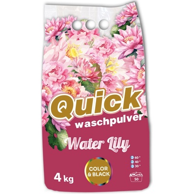 Quick Prací prášek Color & black Water Lily 4 kg