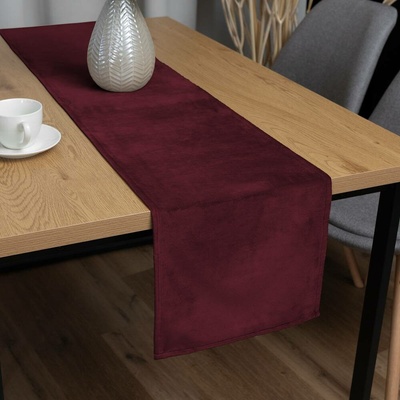 Biante Sametový běhoun Velvet Premium SVP-010 Tmavě vínový 35x180 cm