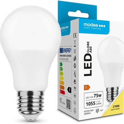 Modee Lighting LED žiarovka E27 11W 2700K A60 75W