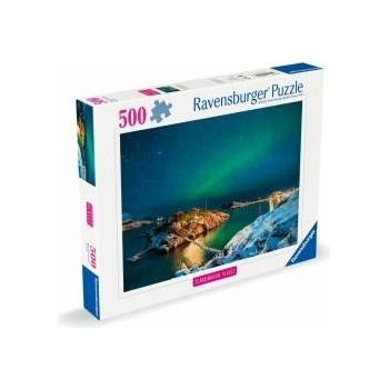 Ravensburger Puzzle 500 Northern Lights over the Bergsfjord