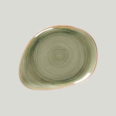RAK Porcelain Spot talíř mělký 22 x 16,5 cm smaragdový SEMFLFP22-12