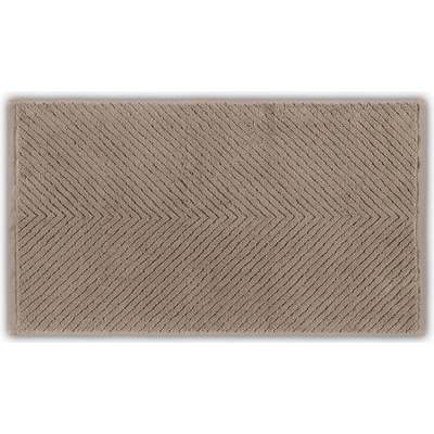 Foutastic bavlněný ručník Chevron 71 x 40 cm hnědý