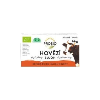 Pro Bio Biolinie Bio Bujón hovězí kostky 6x0,5l 66 g – Zbozi.Blesk.cz