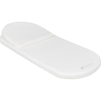 Kikkaboo Матрак+възглавница за кош за новородено 75/30 cm Airknit White (31107010017)