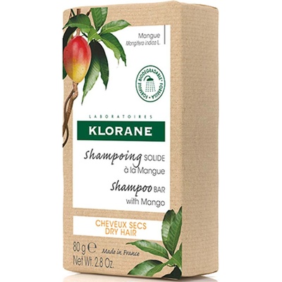 Klorane Tuhý šampon s mangem 80 g