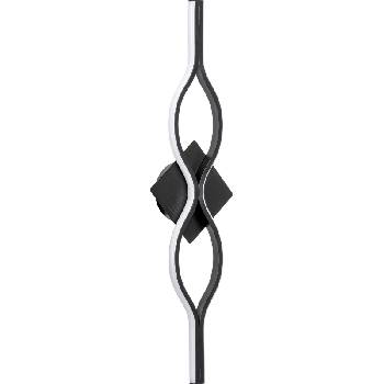 Venti Led аплик led/12w/230v 3000-6500k черен (ve0591)