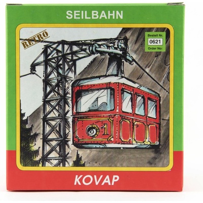 Kovap Lanovka na klíček červená