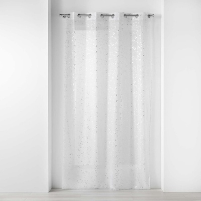 douceur d'intérieur Floressia záclona stříbrná/bílá