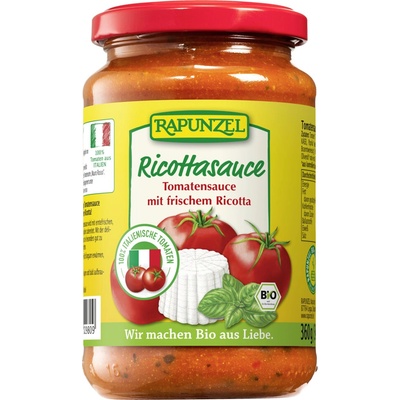 Rapunzel bio Rajčatová omáčka s ricottou 360 g