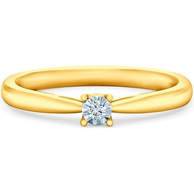 Savicki Zásnubný prsteň dvojfarebné zlato diamant SAVPI KU 26738 Z