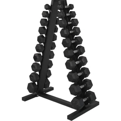 AMREP FITNESS HEXAGON činky se stojanem sada 1 kg až 10 kg