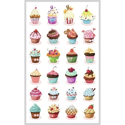 AGDesign Samolepka mini cupcakes 8x14 cm