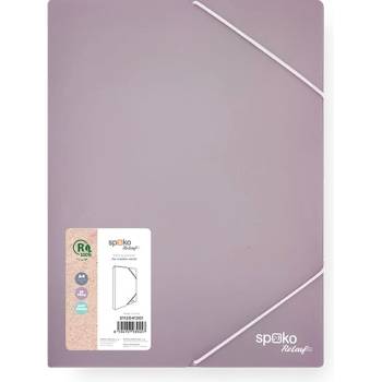 Spoko Кутия за съединяване SPOKO ReLeaf PP A/4 30 mm SoftTouch лилава S112041301 (S112041301)