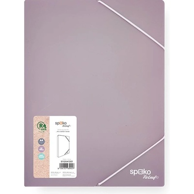 Spoko Кутия за съединяване SPOKO ReLeaf PP A/4 30 mm SoftTouch лилава S112041301 (S112041301)