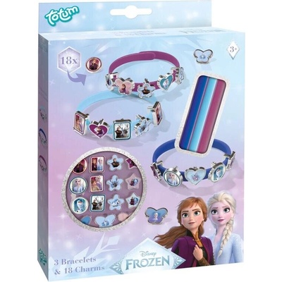 Totum Творчески комплект, Totum, Frozen, Направи сам гривни, 3 броя