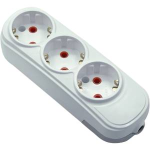 ELMARK СЪЕДИНИТЕЛ ТРОЕН HF 16А, БЯЛ (340363WH)