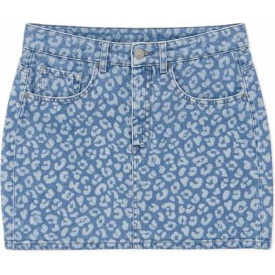 Mazine Дамска пола Mazine Women's Printed Denim Mini Skirt - Light Blue Wash - размер XL (113-1265-0115)