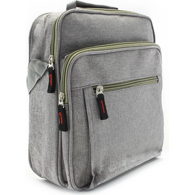 Svetlosivá pánska praktická crossbody taška Brent