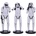 Nemesis Now Комплект Статуетки Nemesis Now Star Wars: Original Stormtrooper - Three Wise Stormtroopers, 14 cm